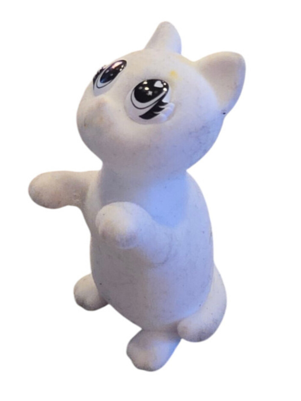 Crayola Scribble Scrubbie 2 1/2" Tall White Cat Toy Figure